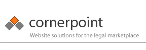 Law firm, legal recruiter, legal organization website solutions, cornerpoint